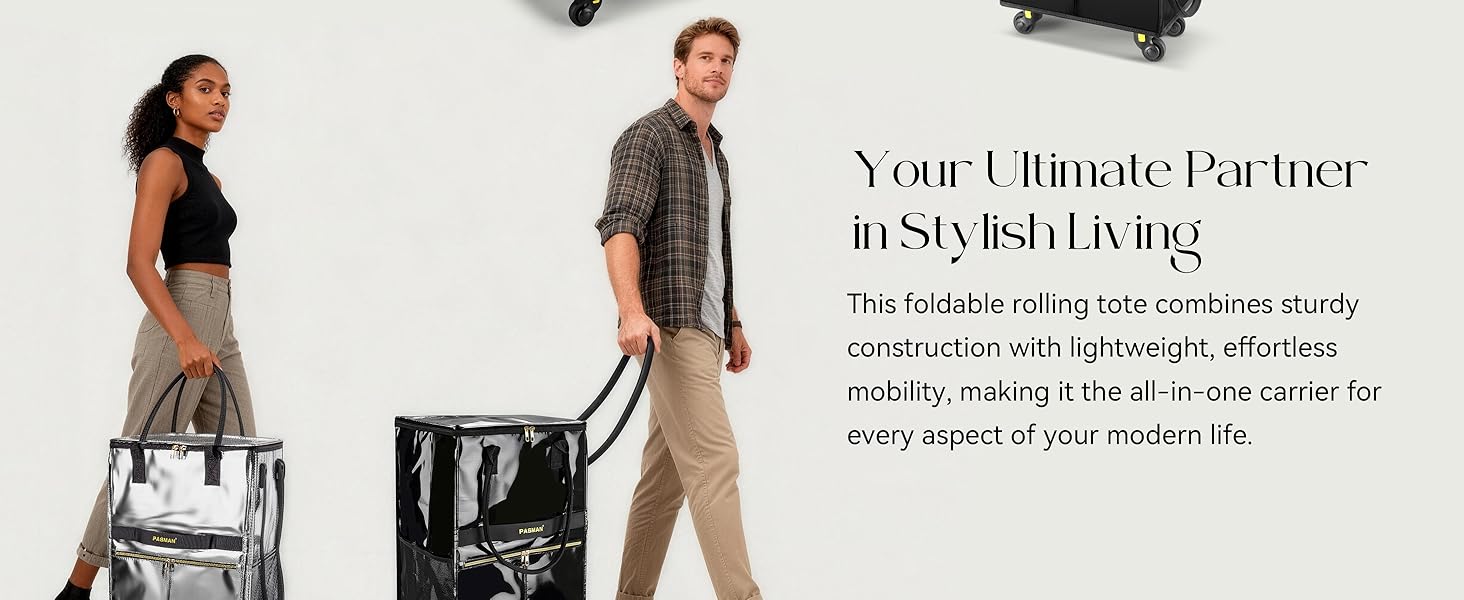 shopping bag with wheels