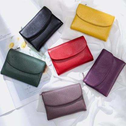 ⏰Last Day 49% OFF⏰Unisex Pebble Leather Wallet 🔥BUY 2 FREE SHIPPING