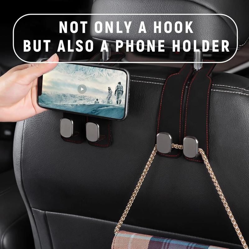 🔥Last Day 49% OFF🚗Car Seat Back Alcantara Storage Hook 💥Double Hook Holder for Convenient Storage