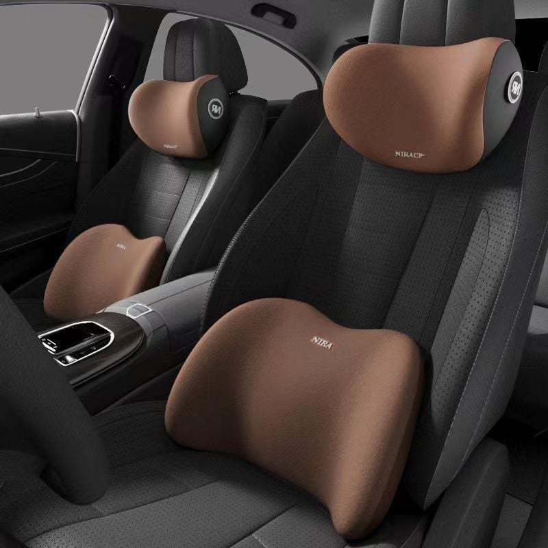 49% OFF ✨Hot Sale 🎁 Car Headrest & Lumbar Support Cushion🚗