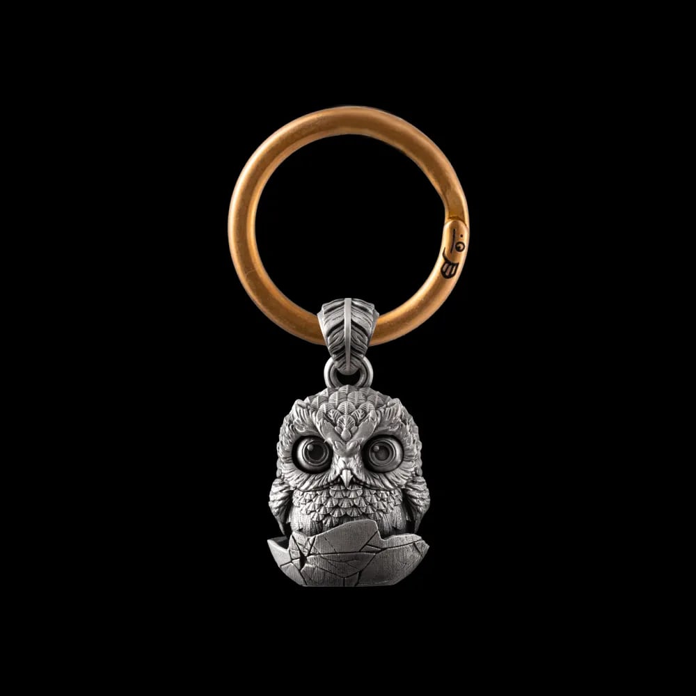 🔥Last Day 49% OFF - 🦉Handmade Owl Fidget Pendant