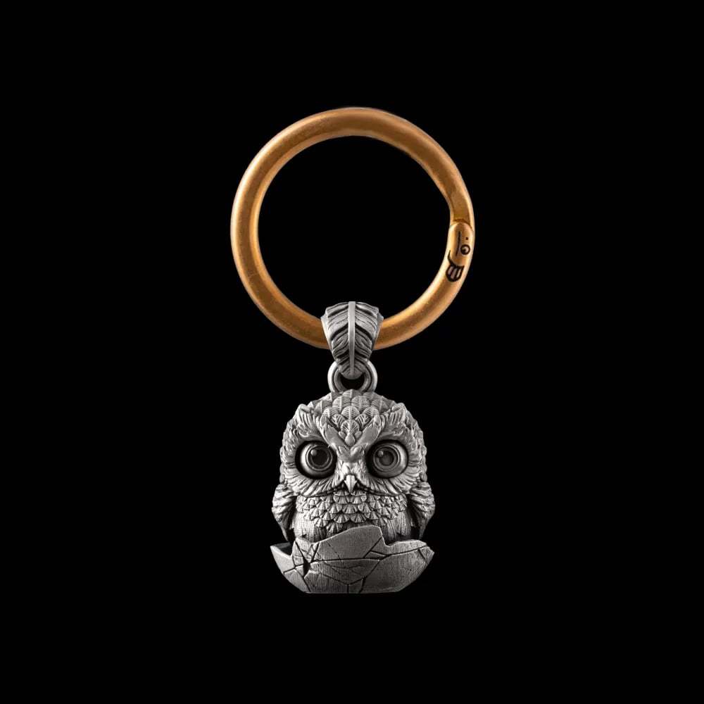 🔥Last Day 49% OFF - 🦉Handmade Owl Fidget Pendant