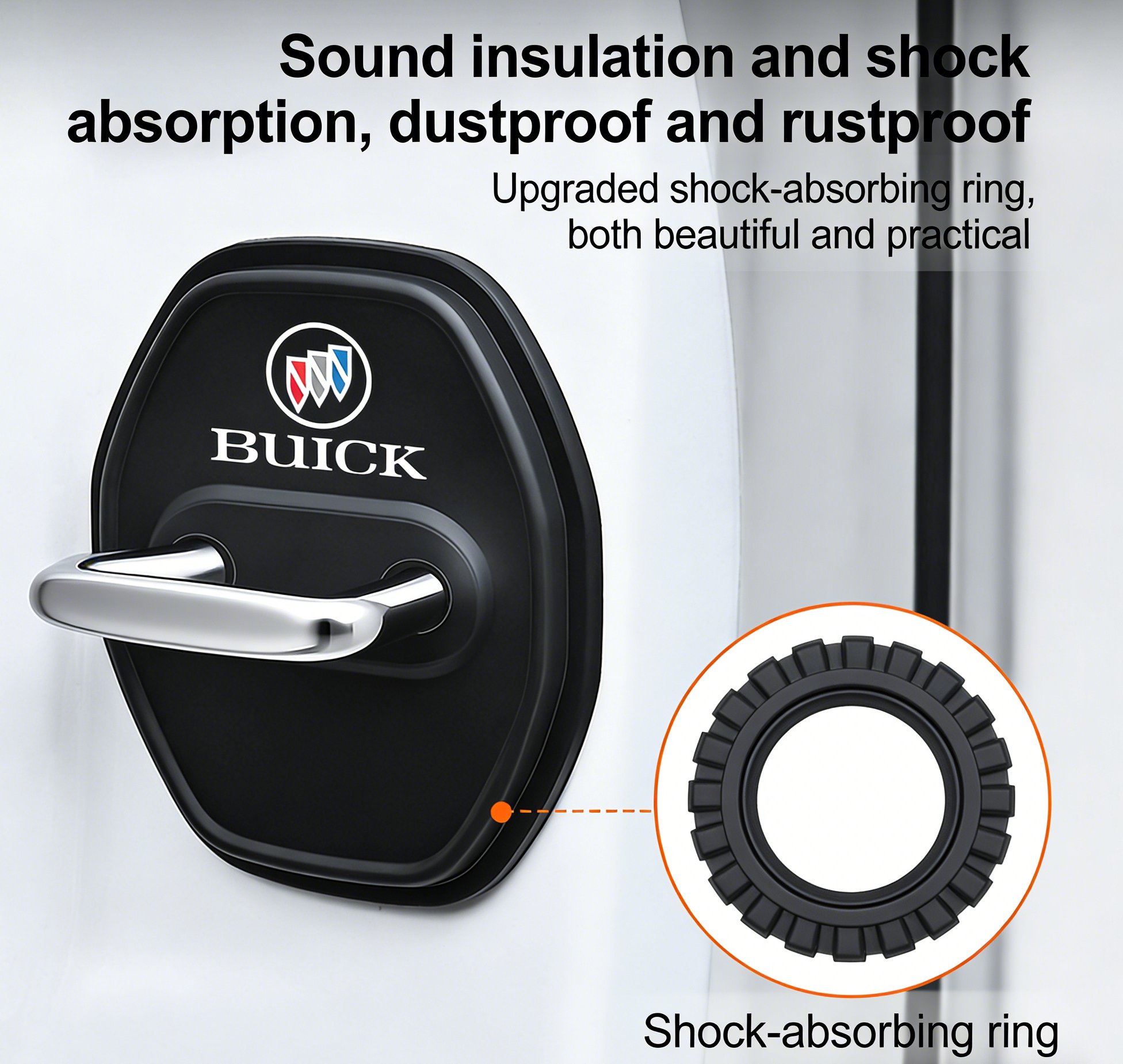 🚗✨ Silicone Damping Pads for Quieter Car Doors – No More Slamming, More Comfort & Durability! 🌿🛡️