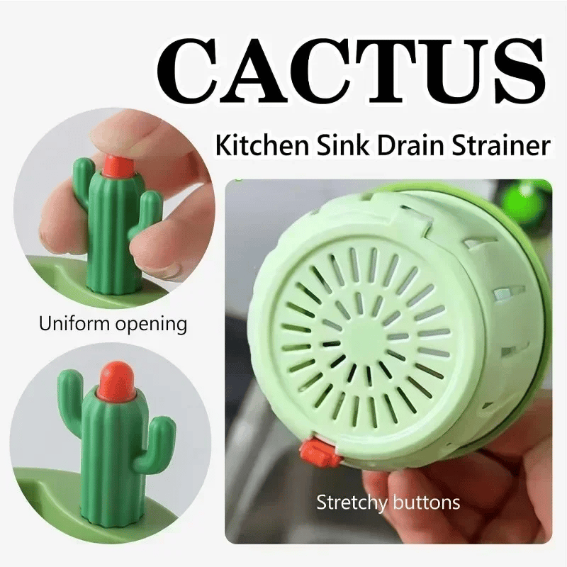 Cactus Kitchen Sink Drain Strainer🌵