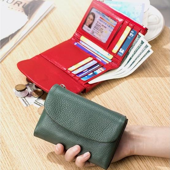 ⏰Last Day 49% OFF⏰Unisex Pebble Leather Wallet 🔥BUY 2 FREE SHIPPING