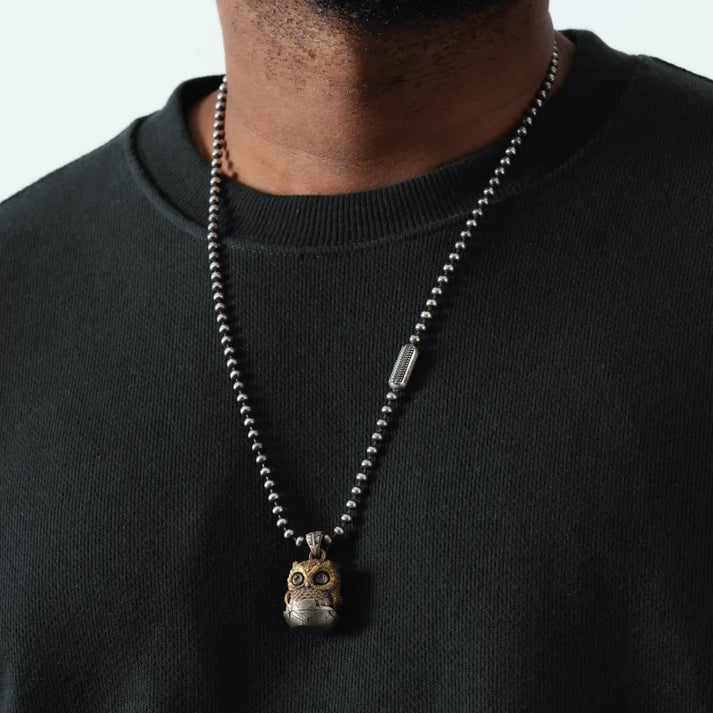 🔥Last Day 49% OFF - 🦉Handmade Owl Fidget Pendant