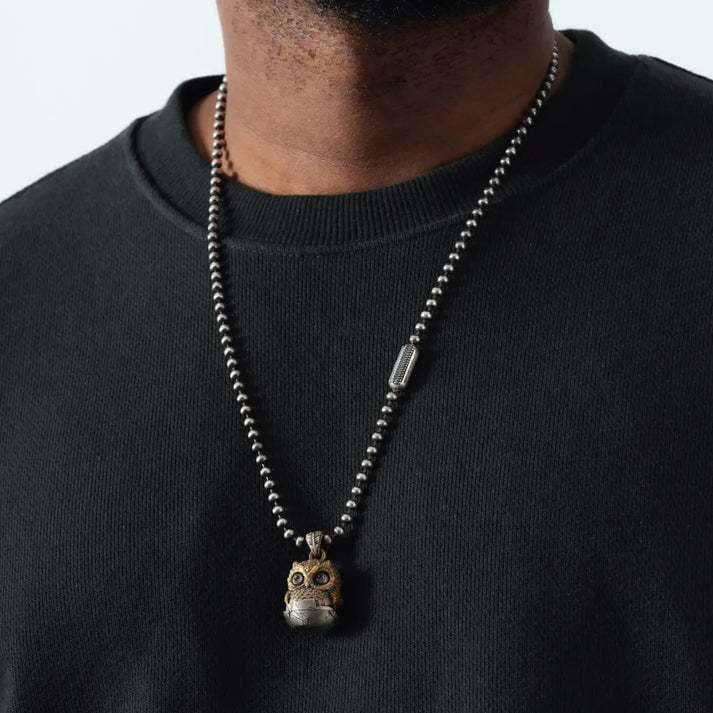 🔥Last Day 49% OFF - 🦉Handmade Owl Fidget Pendant