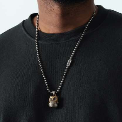 🔥Last Day 49% OFF - 🦉Handmade Owl Fidget Pendant