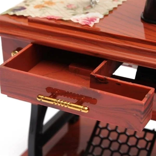 🎶Time Limit Sale 50% OFF - Wood Mini Sewing Machine Music Box