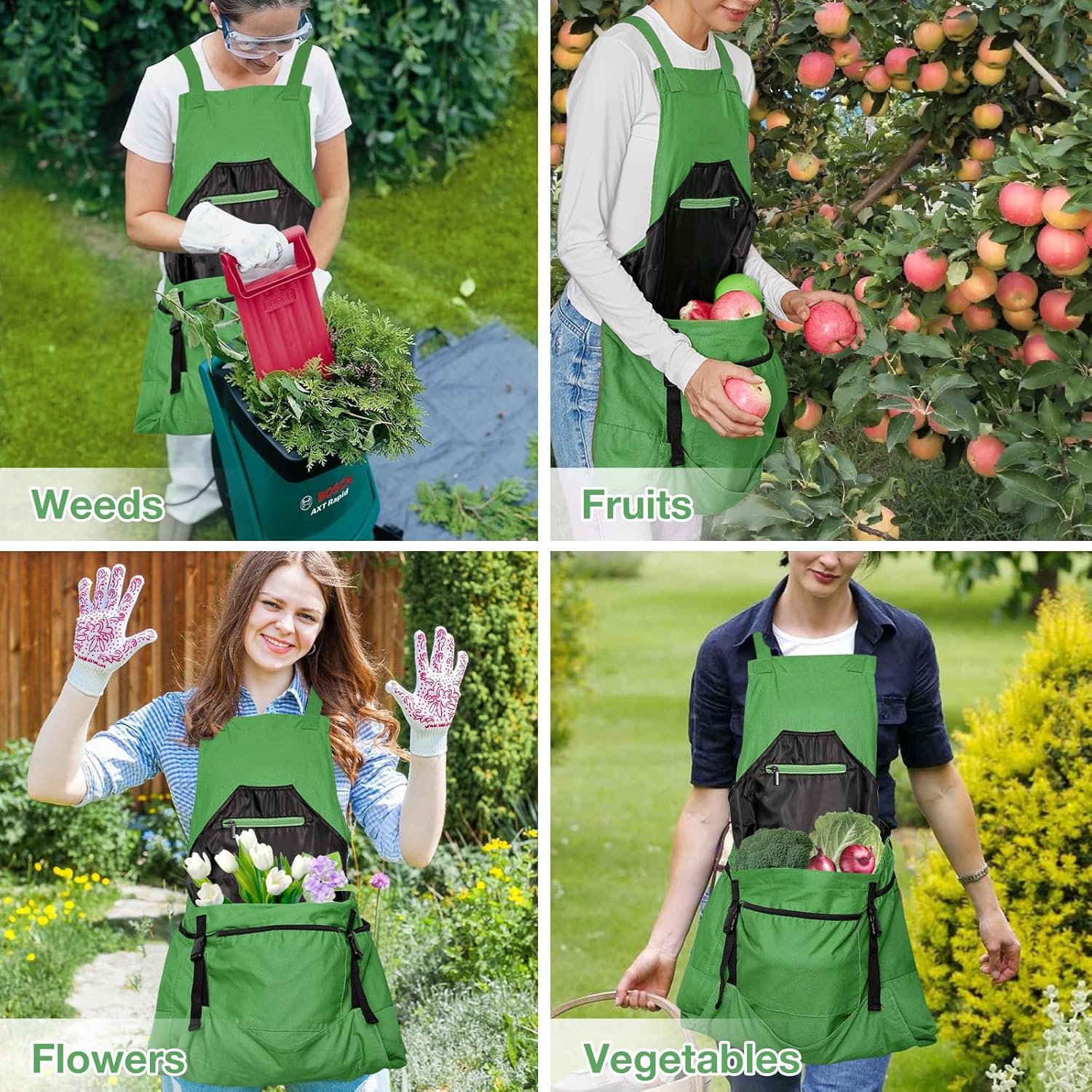 🌿 Heavy-Duty Gardening Apron – Hands-Free, Comfortable & Durable! 🌿