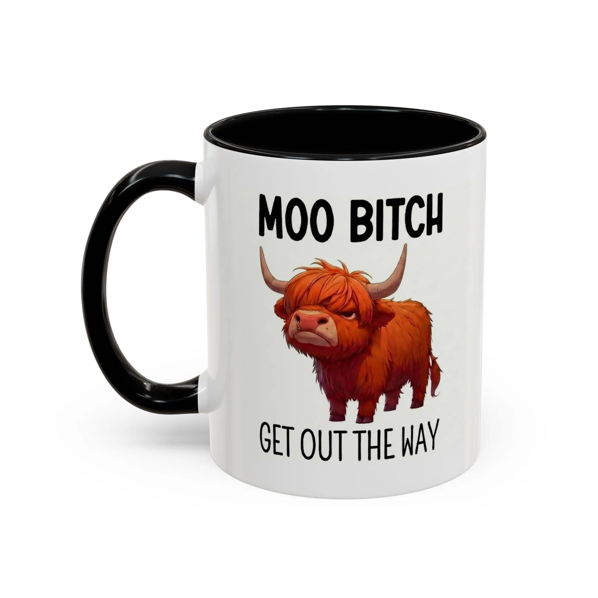 💥LAST DAY SALE 49% OFF⏰Moo Bitch Get Out The Way Highland Cow Mug