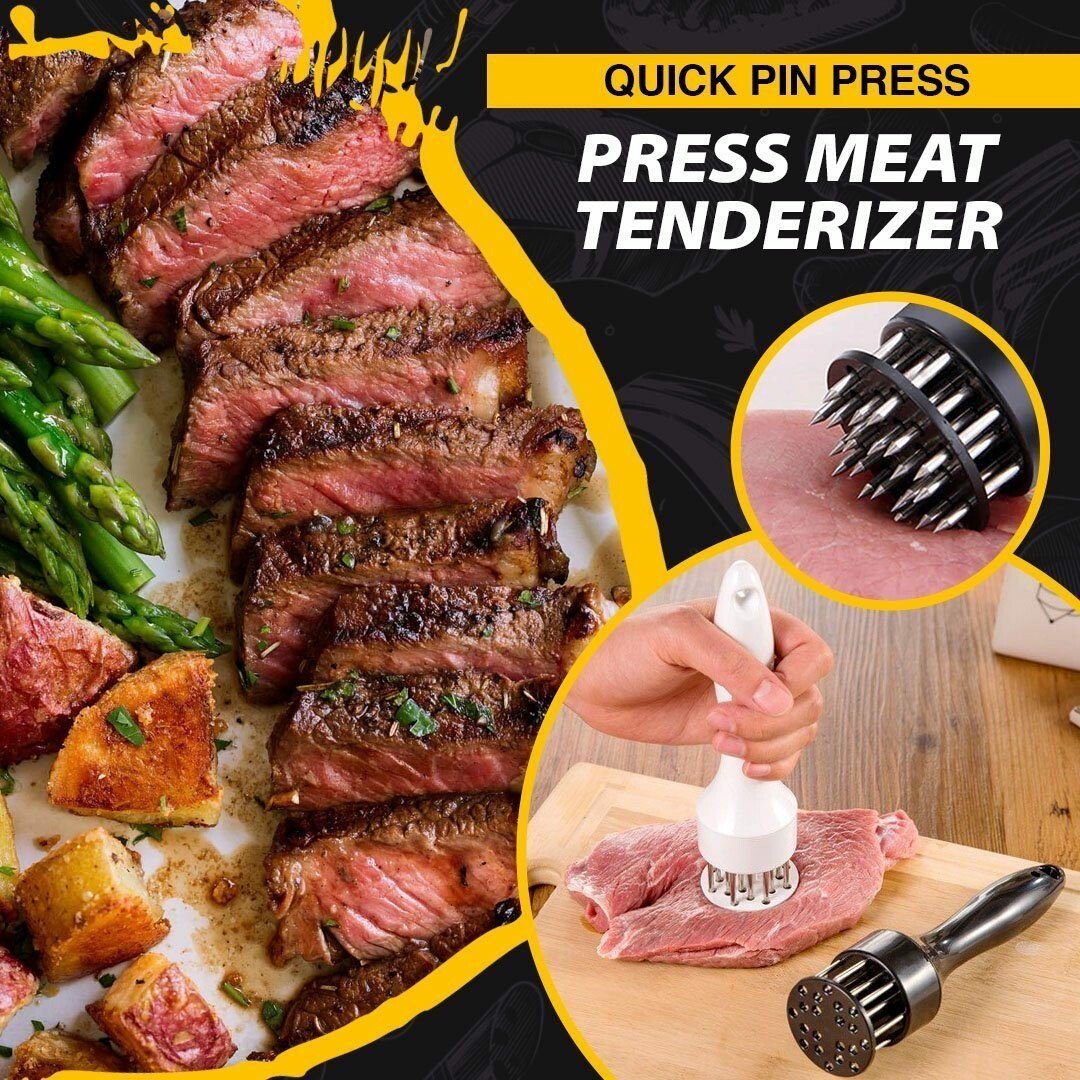 🎅Christmas Hot Sale Promotion-49% OFF-🥩Stainless Steel Meat Tenderizer Needle 21 Pin Steak BBQ Kitchen Cooking Tool