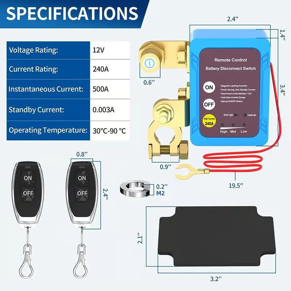 Remote Car Power Control | Battery Protection & Added Security