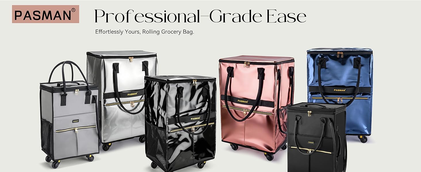 rolling grocery cart