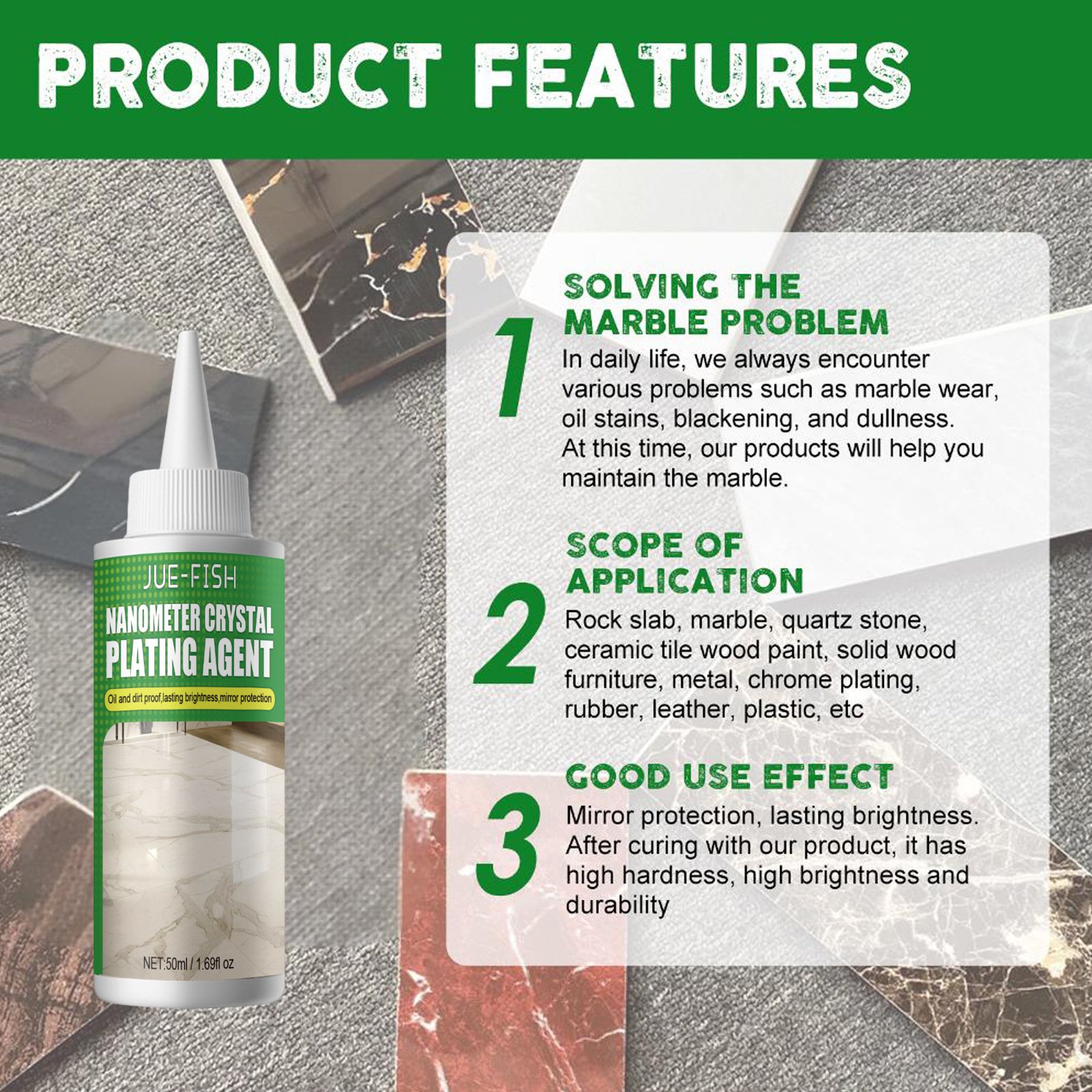 💥LAST DAY SALE 49% OFF🔥Nano Crystal Coating Agent for Tile & Furniture