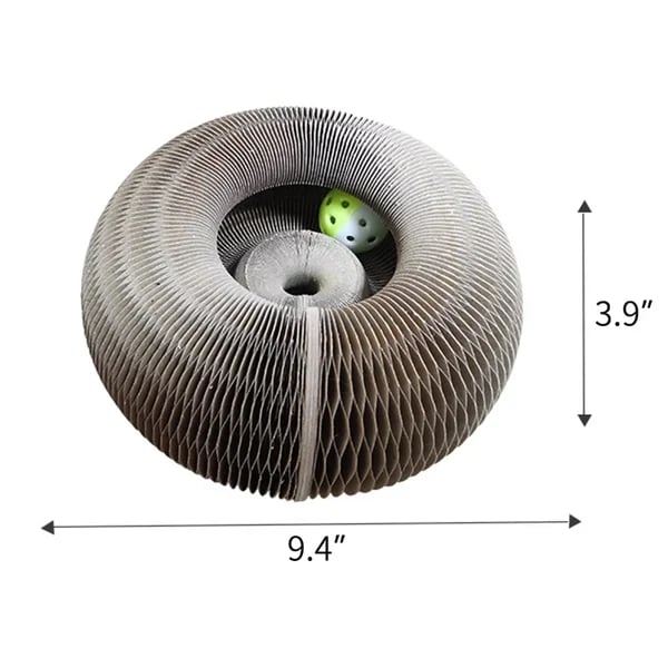 Magic Organ Cat Scratching Board--Comes with a toy bell ball and catnip