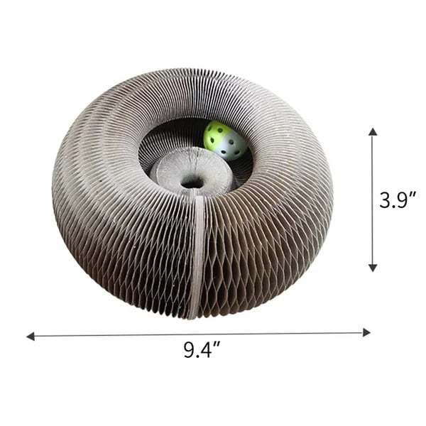 Magic Organ Cat Scratching Board--Comes with a toy bell ball and catnip