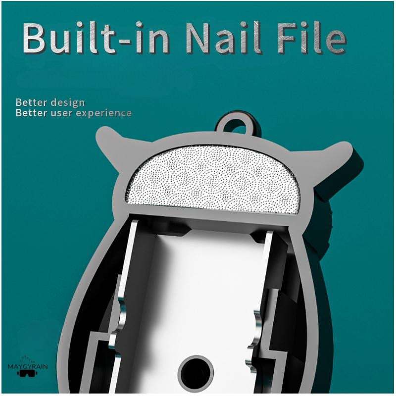 🔥Hot Sale🦉Owl Keychain Nail Clipper