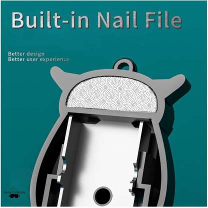 🔥Hot Sale🦉Owl Keychain Nail Clipper