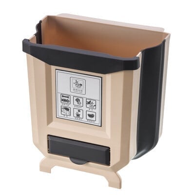 Kitchen Cabinet Foldable Trash Can