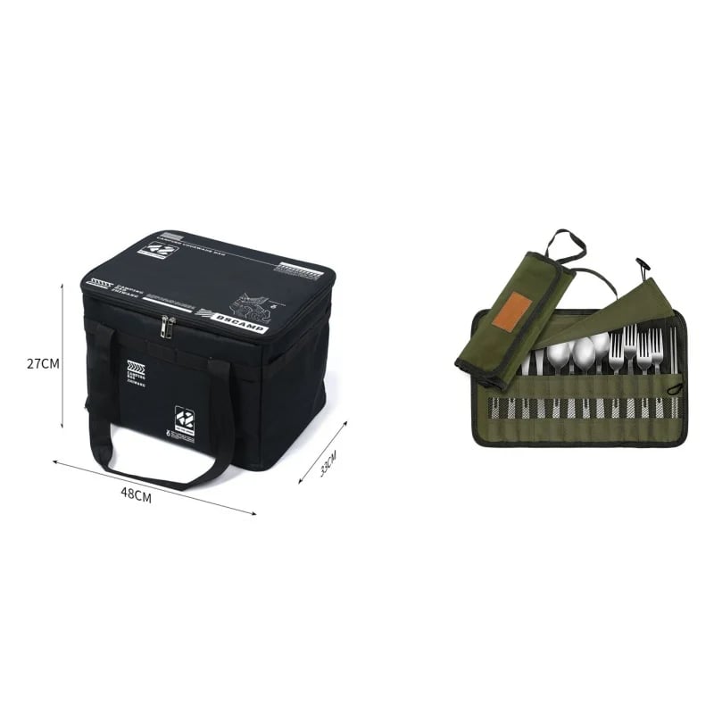 🔥Large Capacity Outdoor Folding Storage Bag Waterproof Portable Camping & Picnic Organizer