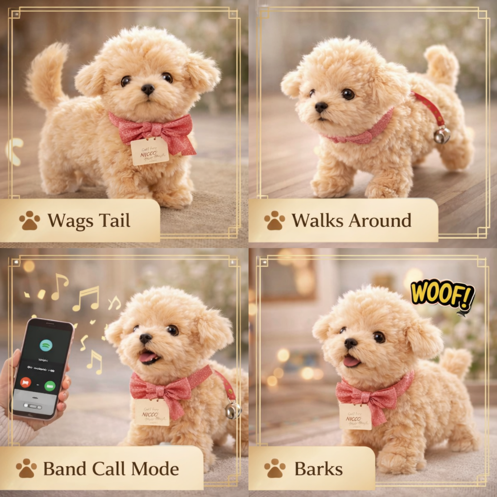 PawBuddy™ Plush Puppy AI - Interactive Toys