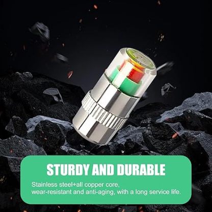 🔥Summer Promotion🔥4 Pcs Car Tire Pressure Monitor Valve Caps