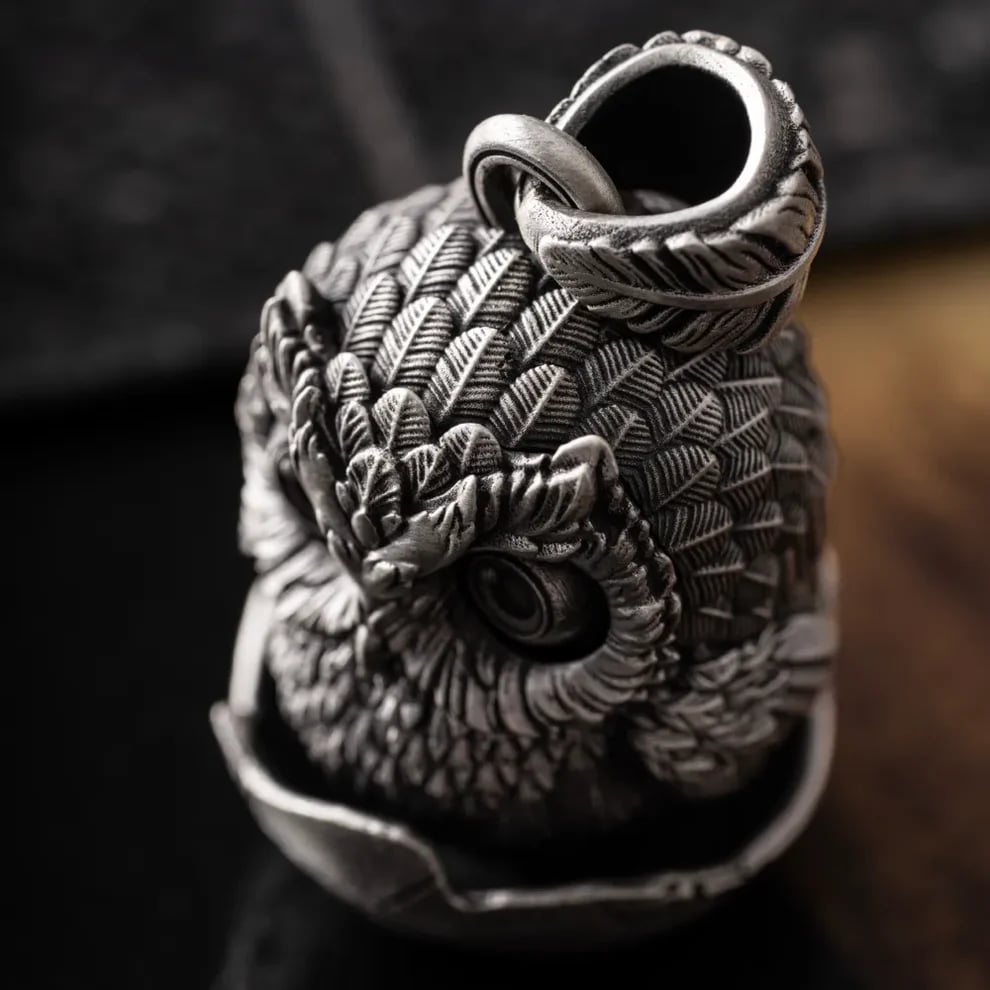 🔥Last Day 49% OFF - 🦉Handmade Owl Fidget Pendant