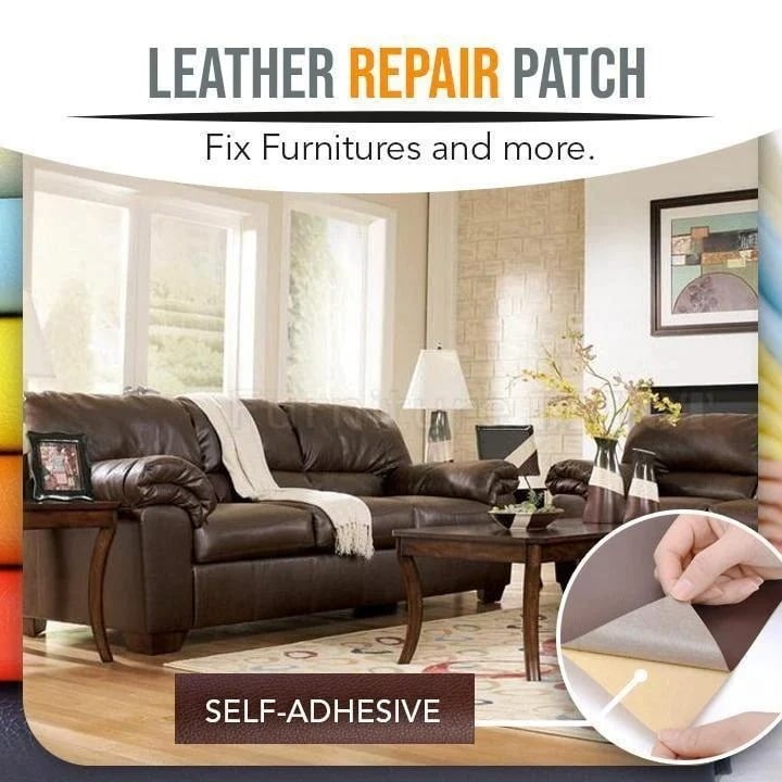 (🔥FACTORY OUTLET-49% OFF) Self-Adhesive Leather Refinisher Cuttable Sofa Repair & BUY 4 GET EXTRA 49% OFF