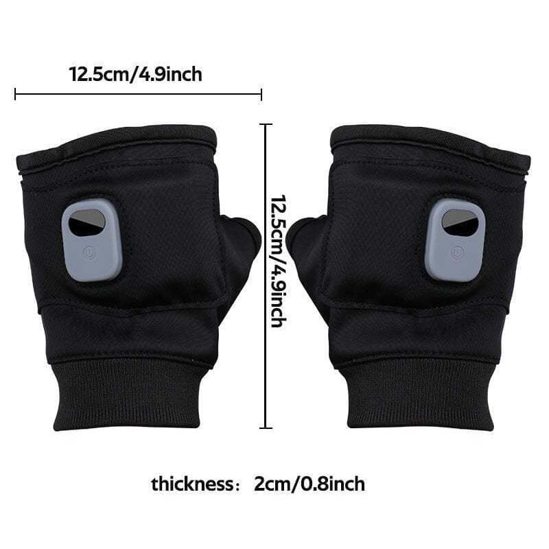 🔥LAST DAY SALE - 49% OFF🎁Smart Thermostatic Heated Fingerless Gloves