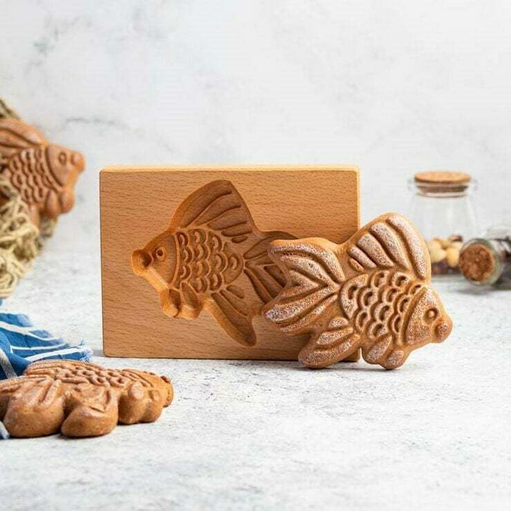 🔥Last Day 49% OFF🔥🍪Carved Wooden Pryanik Gingerbread Cookie Mold🍪