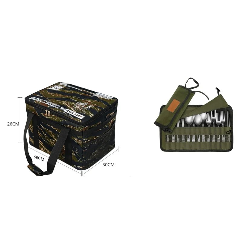 🔥Large Capacity Outdoor Folding Storage Bag Waterproof Portable Camping & Picnic Organizer