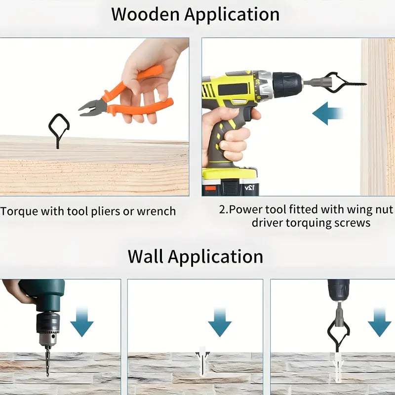 2026 Windproof & Rust-Resistant🔧Safety Screw Durable Metal Ceiling Hook