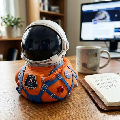 🔥Limited Edition Artemis II Mission Moon Launch Commemorative Astronaut Duck