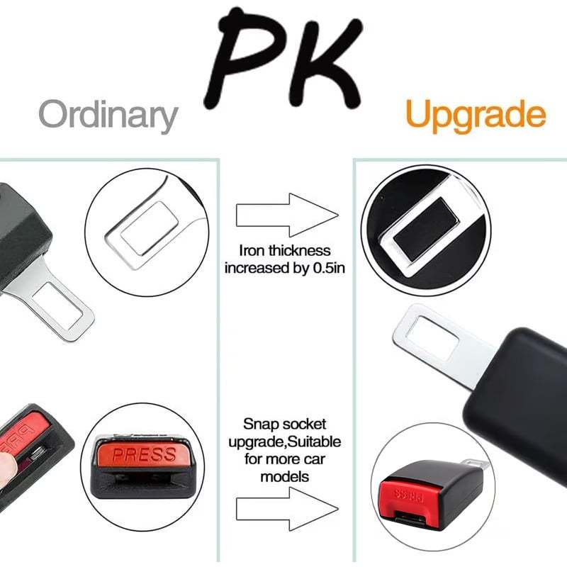 🔥Last Day 49% OFF🔥🎉Car Belt Buckle Extension Seat Belt Clips