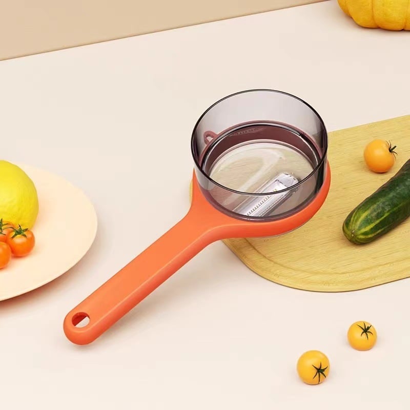 🍋Double-sided Stainless Steel Blade Peeling Knife With Storage Box🥕