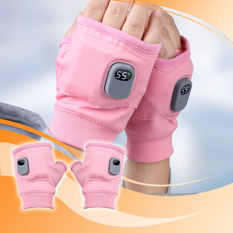 🔥LAST DAY SALE - 49% OFF🎁Smart Thermostatic Heated Fingerless Gloves