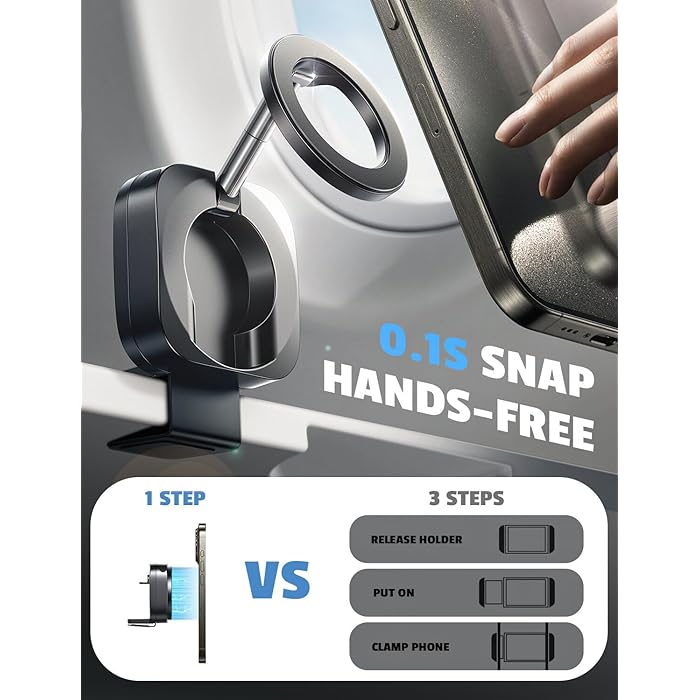 🔥Hot Sale — Foldable Extendable Rotating Travel Magnetic Phone Stand