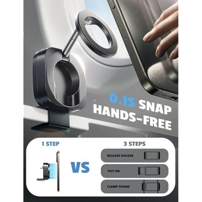 🔥Hot Sale — Foldable Extendable Rotating Travel Magnetic Phone Stand