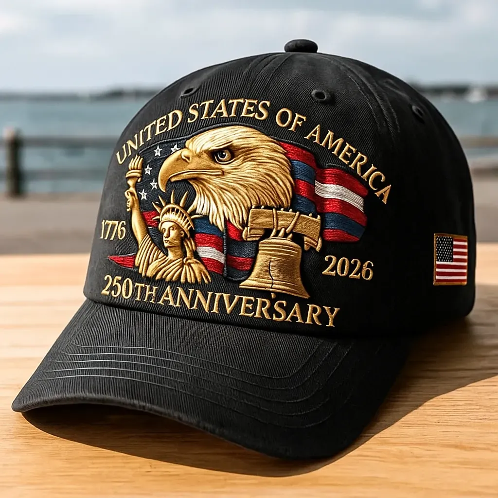 🔥 Eagle & Liberty – United States 250th Anniversary Hat - Breathable & Lightweight Comfort & Unisex Fit🎁