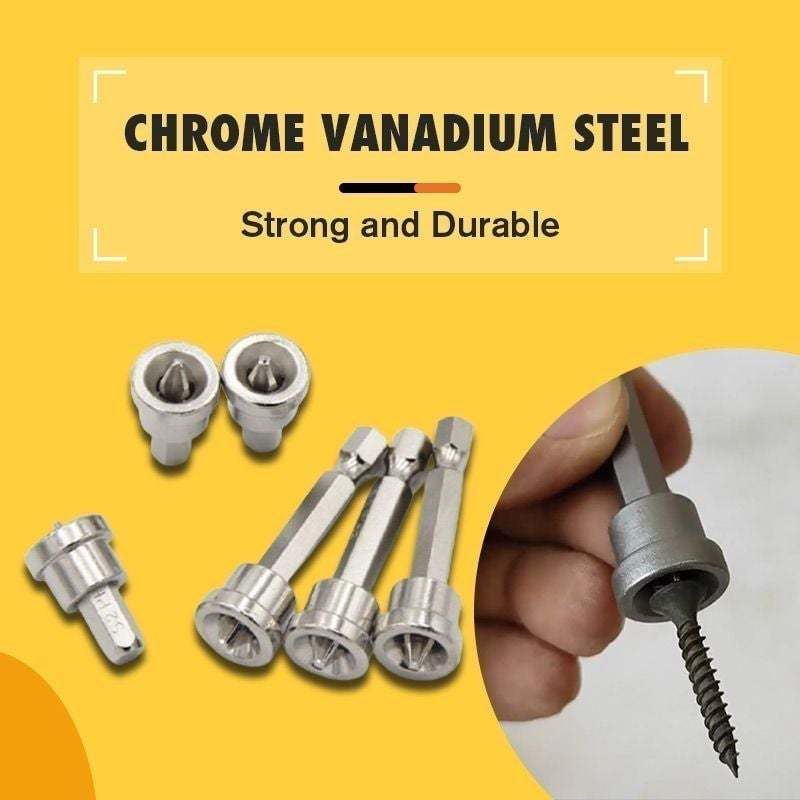 Magnetic Collar Positioning Screwdriver Bits (5PCS/SET)