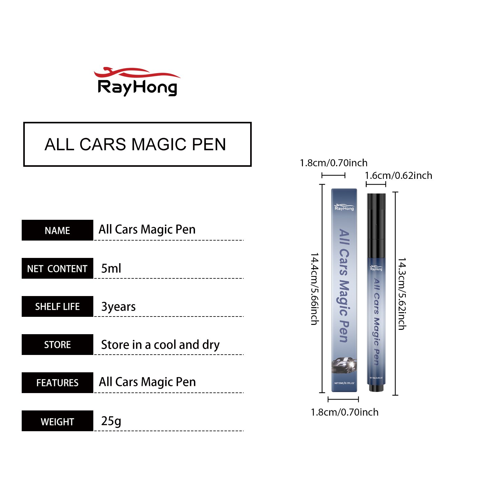 💥Buy One Get One Free⚡Magic Car Scratch Removal Pen (2PCS)⚡