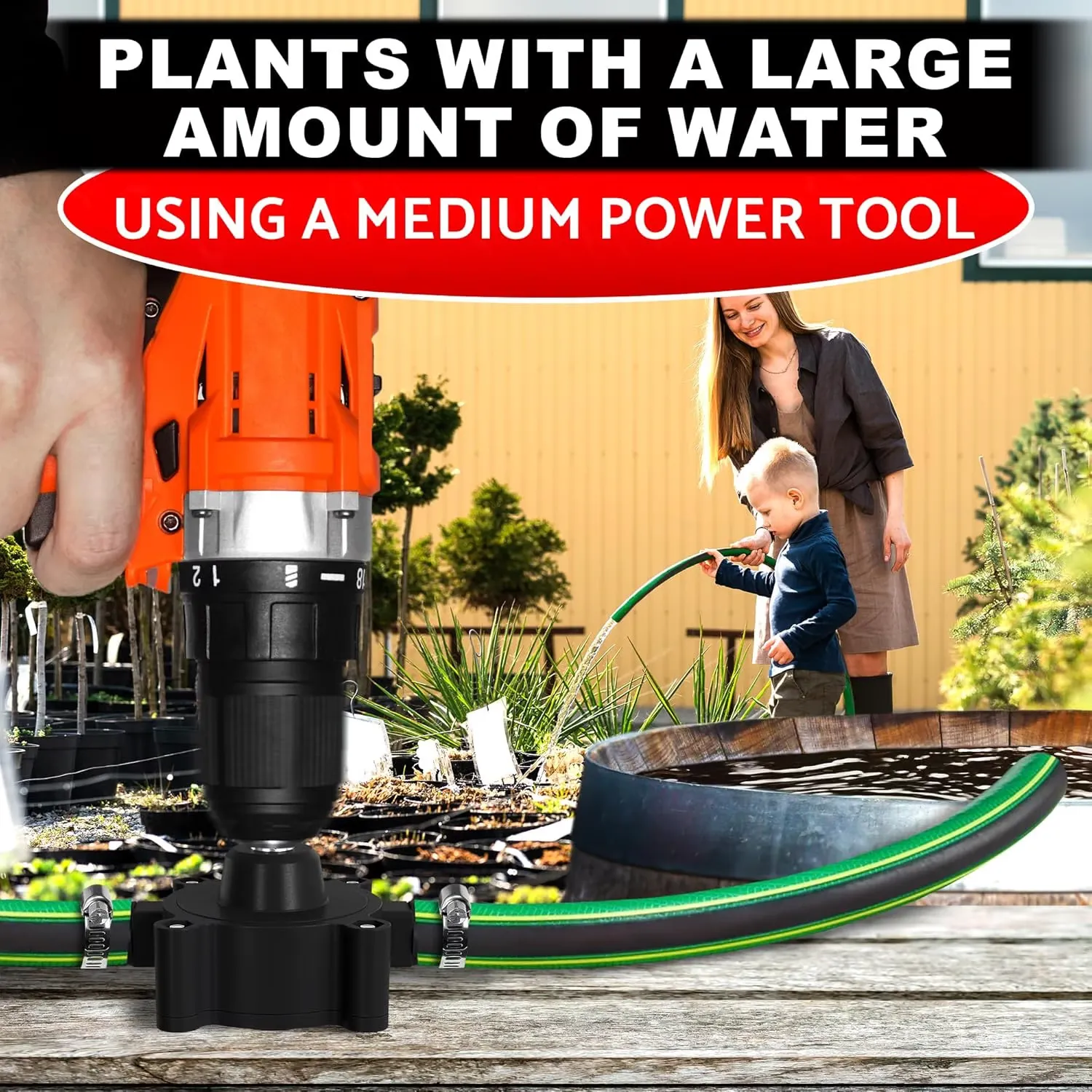 🔥 👨‍🌾🔥Portable Electric Drill Pump