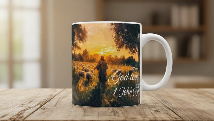 🎁LAST DAY 50% OFF-✝️Heat Sensitive Grace Mug