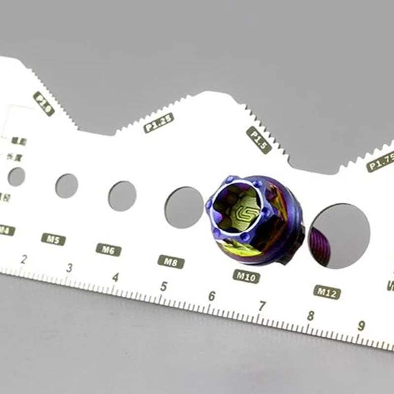 💥Stainless Steel Double-Sided Bolt Gauge Card
