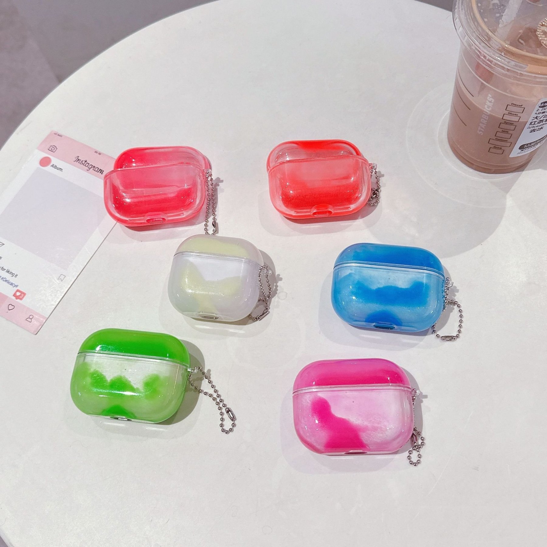 🔥Hot Sale🔥2026 Luminous Quicksand AirPod Case for AirPods 1/2/3/4/Pro 2