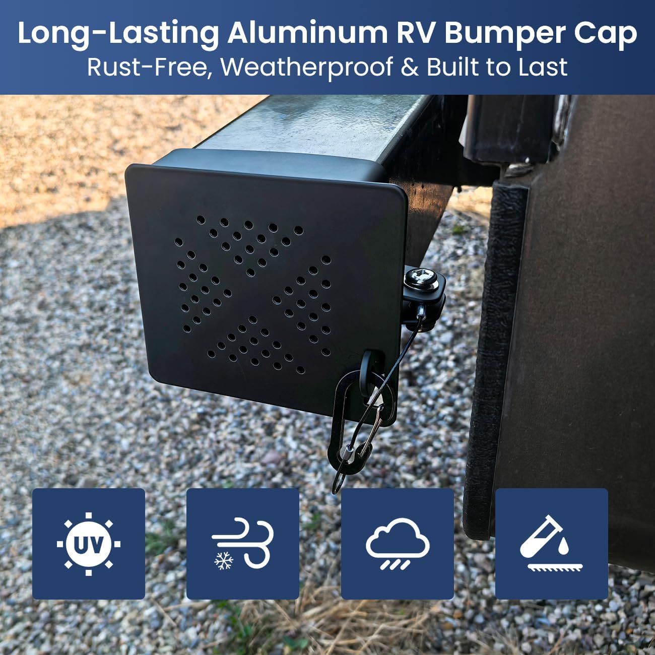 🔥Limited Time 49% Off🔥Aluminum RV Bumper End Cap -2 Pack