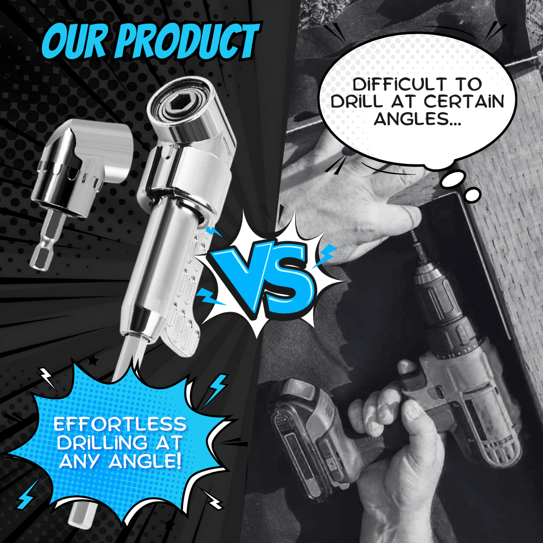 🔥Last Day 49% OFF—🔧105 Degree Right Angle Drill Adapter