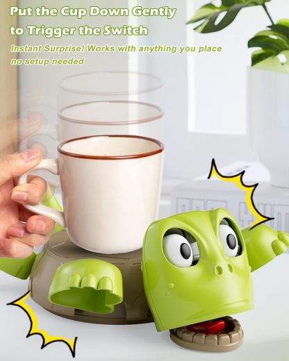 🔥Limited Time 49% Off🔥Turtle Coaster, 3D Printed Funny Tea Coasters with Interactive Expression