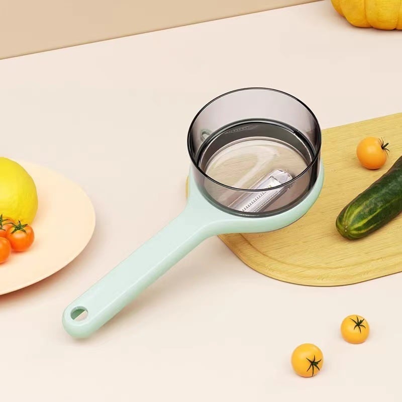🍋Double-sided Stainless Steel Blade Peeling Knife With Storage Box🥕